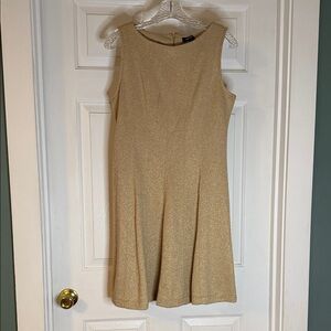 Apt. 9 Gold Sparkle Mini Dress